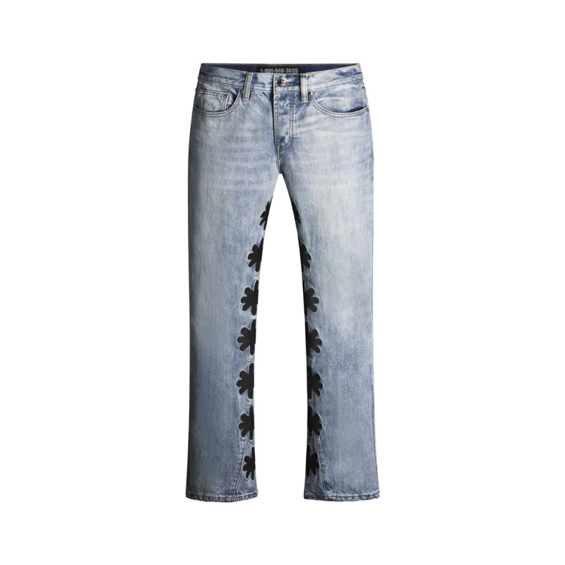 Lost Shdws Light Denim Black Pant