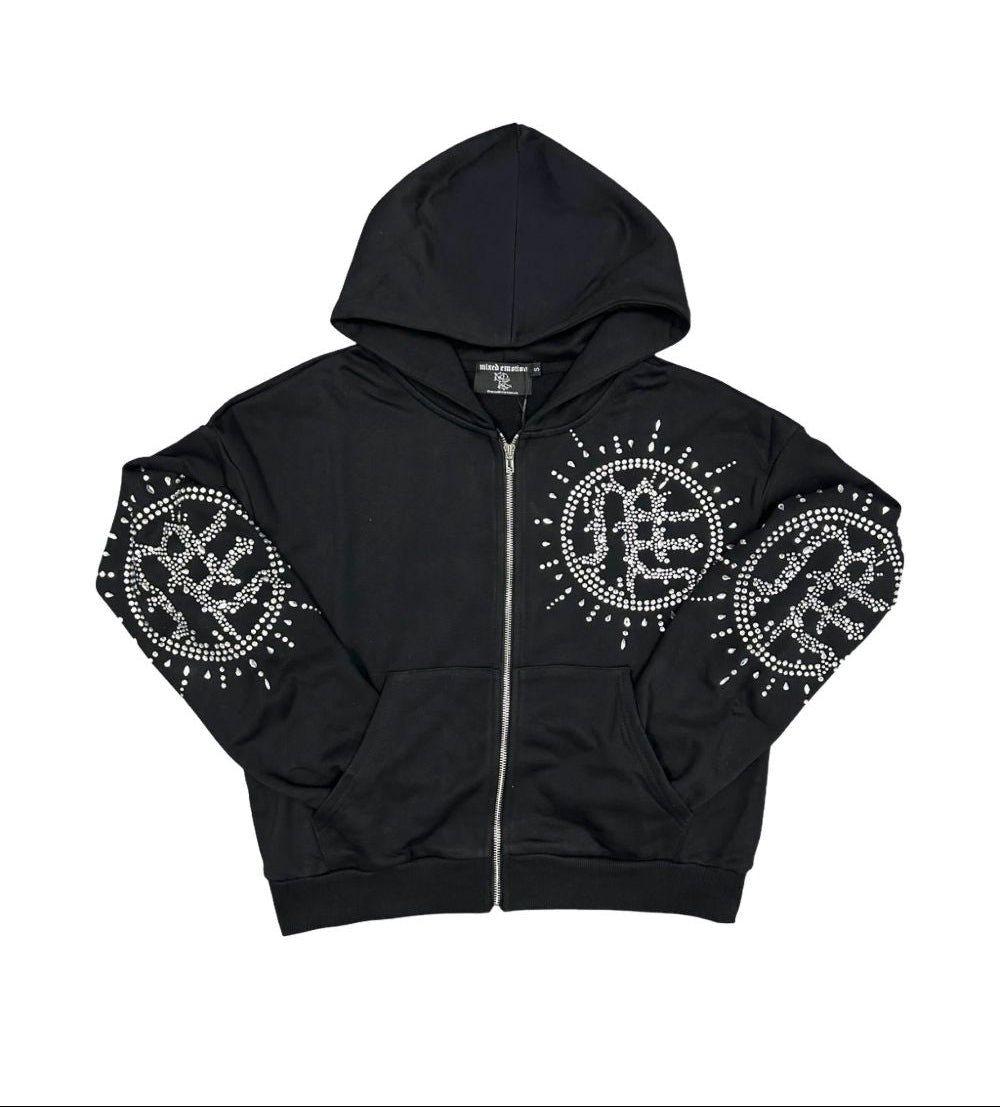 Mixed Emotion Black Hoodie