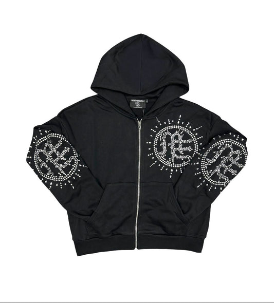 Mixed Emotion Black Hoodie