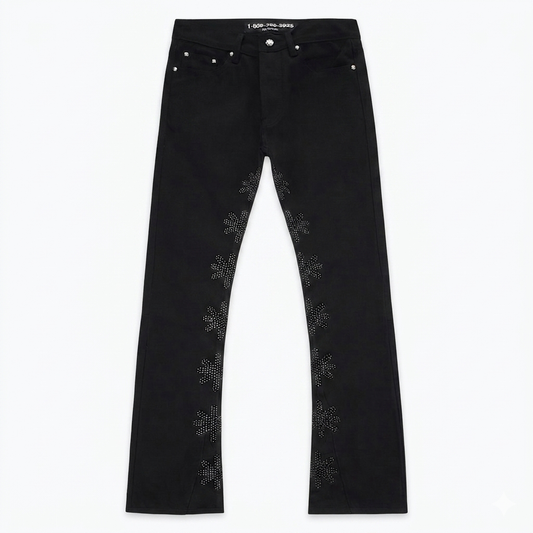 Lost Shdws Light Denim Black Pant