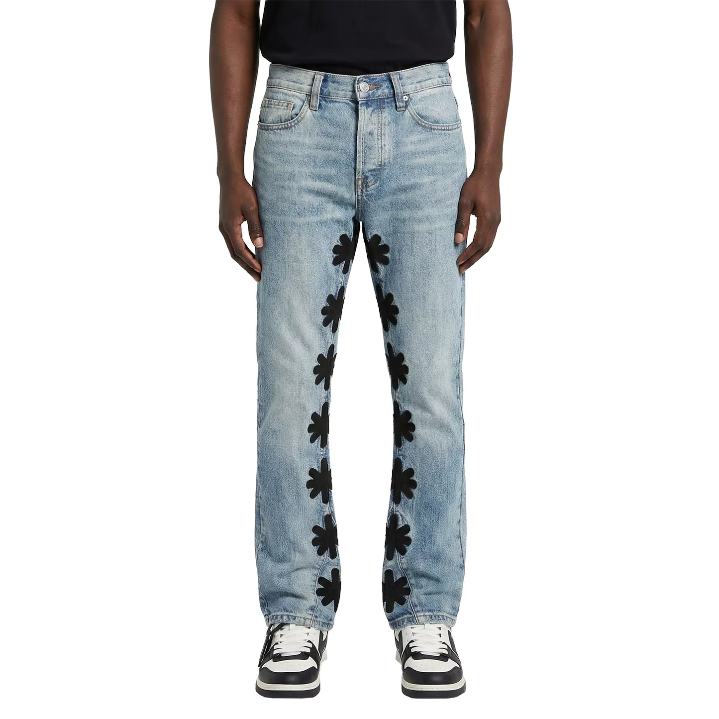 Lost Shdws Light Denim Black Pant