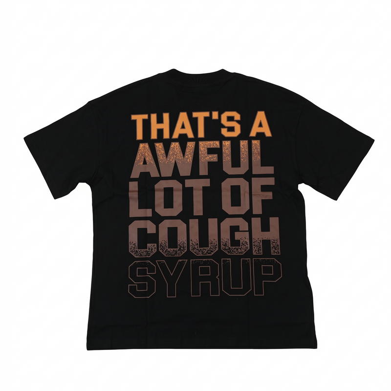 Awful Lot Of Cough Syrup Pumpkin T-Shirt