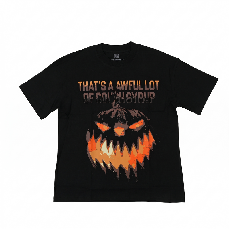 Awful Lot Of Cough Syrup Pumpkin T-Shirt